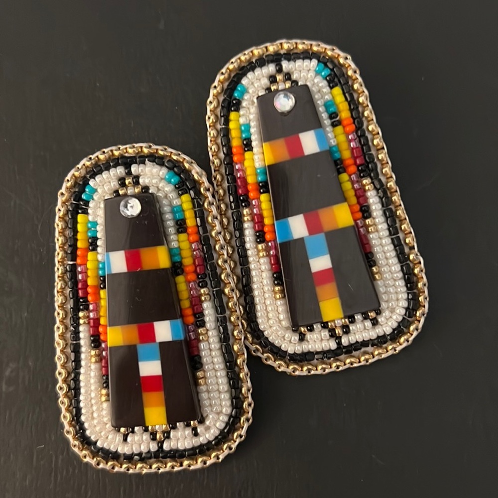 Native Made Beaded Earrings